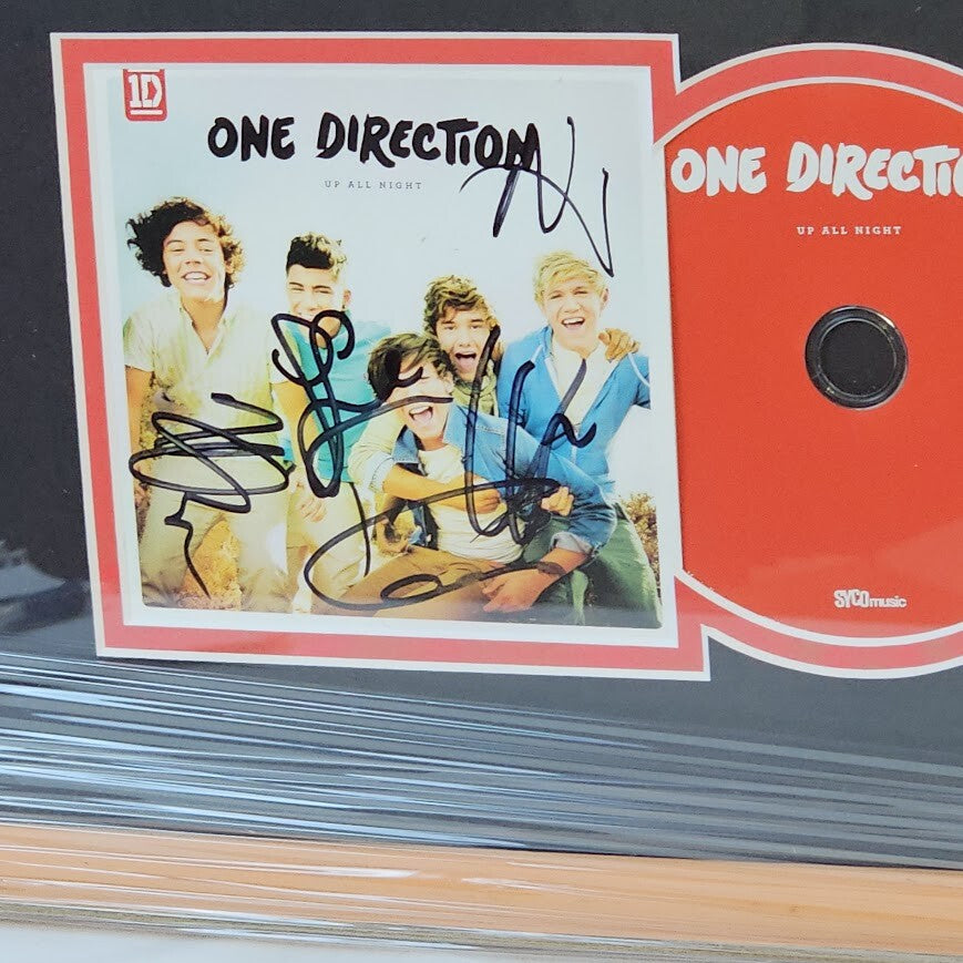 One Direction ワンダイレクション　ハリー サイン　アルバム One Direction signed Autographed Up All Night CD Harry