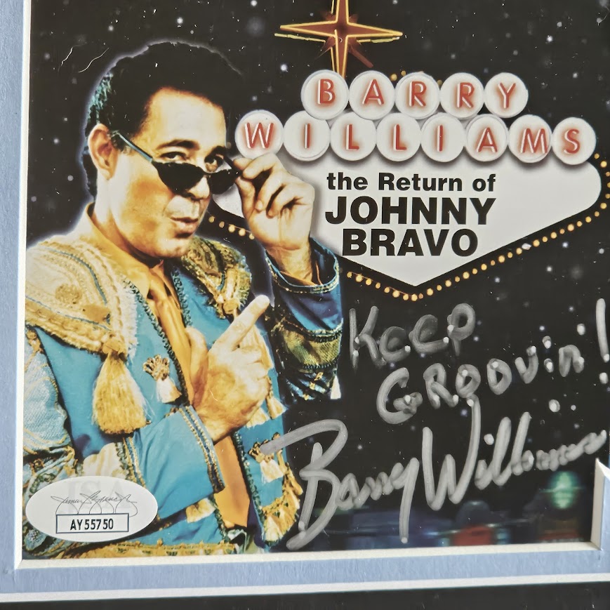 BARRY WILLIAMS  "The Return of Johnny Bravo" SIGNED CD THE BRADY BUNCH JSA COA