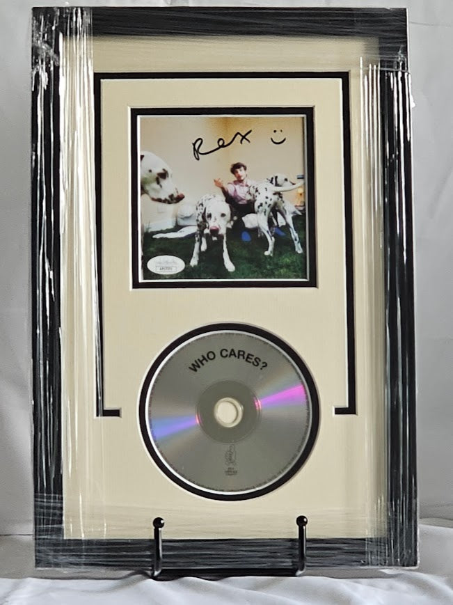 Rex Orange County Signed Autographed Who Cares CD JSA framed