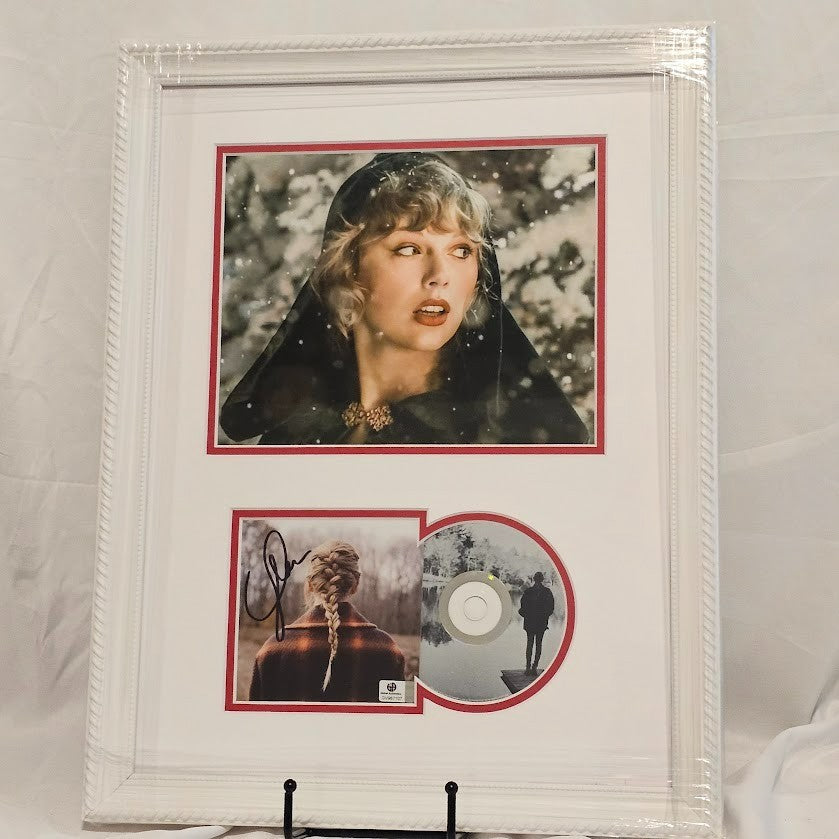 Taylor Swift Signed Autographed Evermore CD  Global Authentics COA Eras