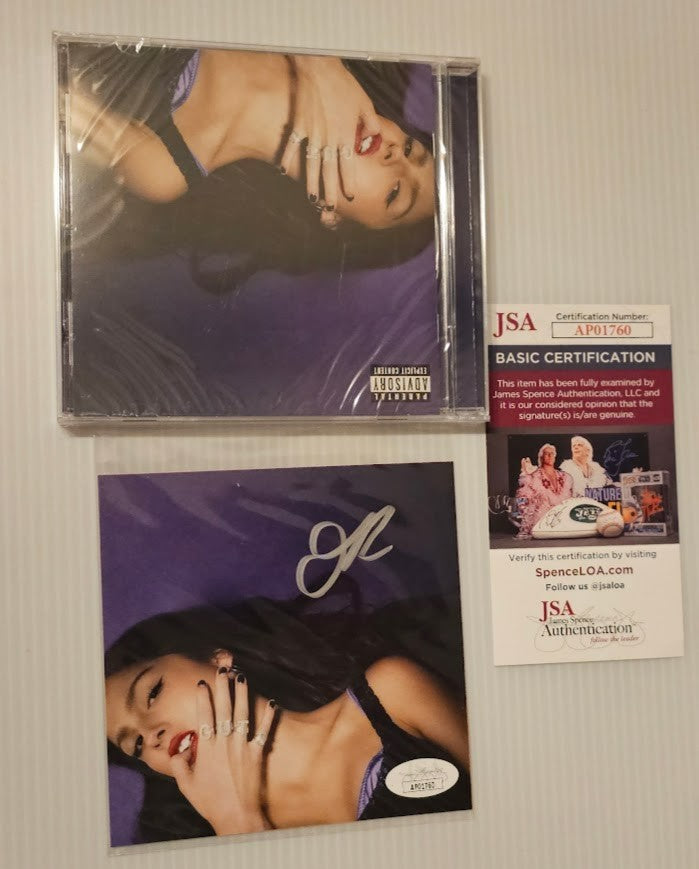 Olivia Rodrigo Signed Autographed Guts CD JSA COA