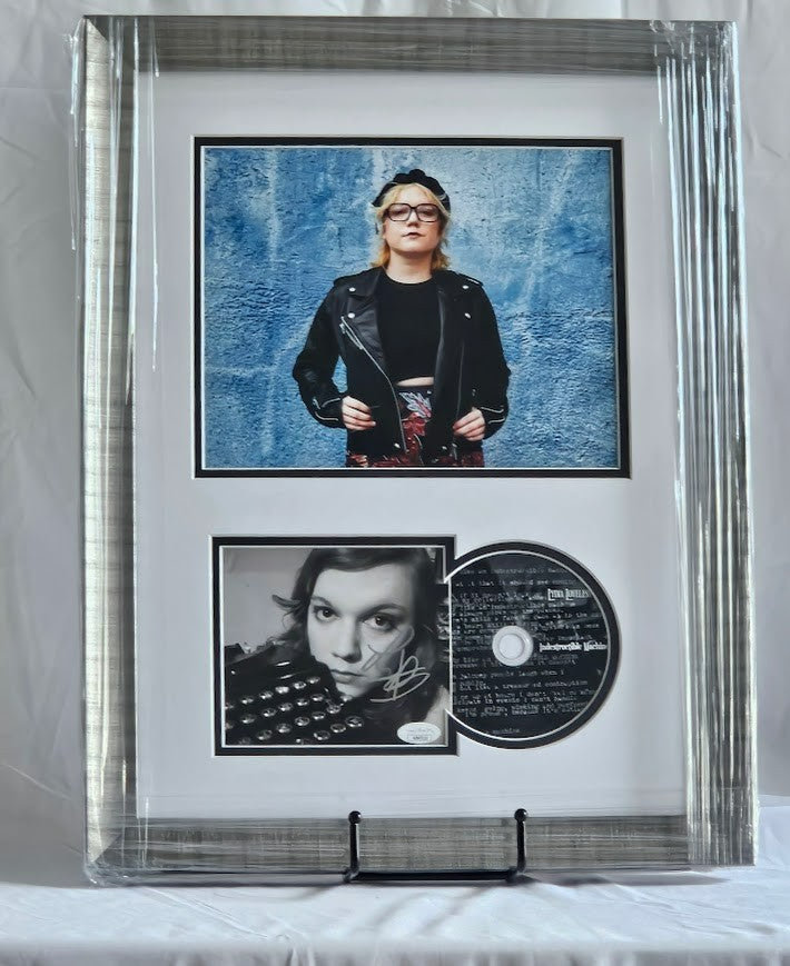 Lydia Loveless Signed Good indestructable Machine CD Autographed JSA COA Framed