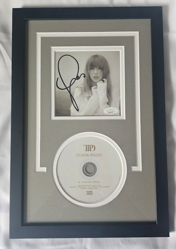 Taylor Swift Signed Tortured Poets Department  Autographed CD JSA  COA Eras.