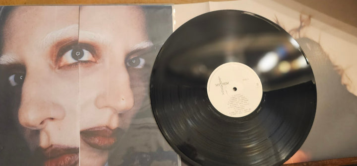LADY GAGA SIGNED MAYHEM POSTER LP VINYL ALBUM NEW AUTOGRAPHED JSA COA
