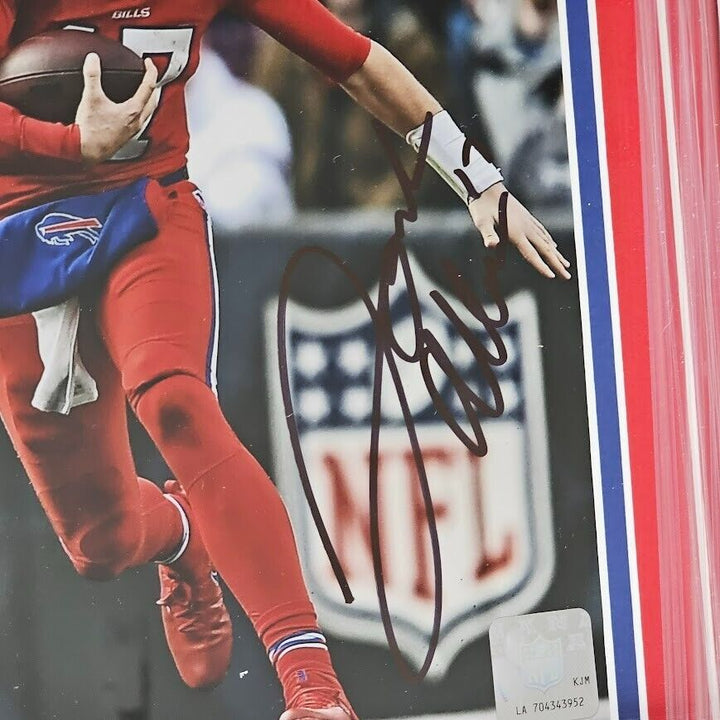 Josh Allen Signed Autographed 8x10  Fanatics picture COA Buffalo Bills