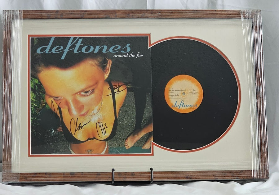 Deftones Band Signed autographed Around the Fur LP Record Vinyl  Def TonesCOA