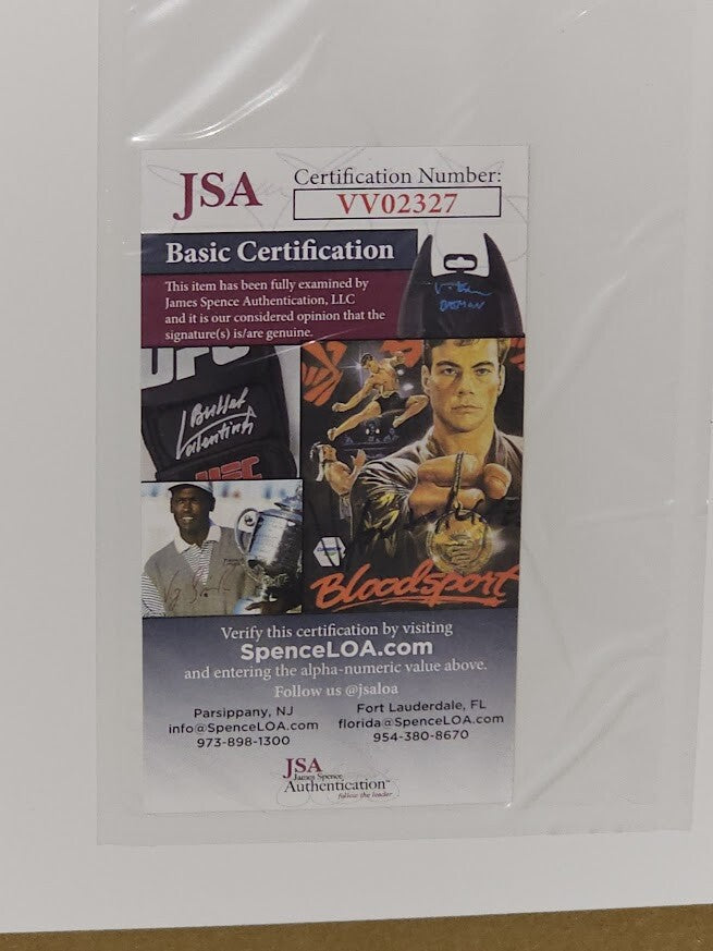 Mel Brooks Autographed signed Card JSA Certified Framed Space Balls