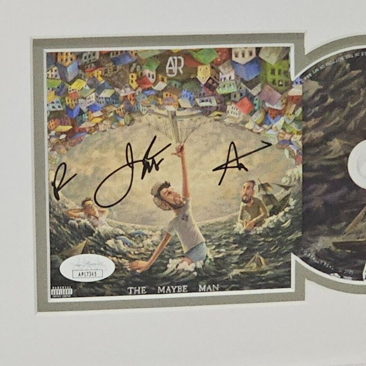 AJR  Signed Autographed  The Maybe Man CD JSA COA Certified Framed
