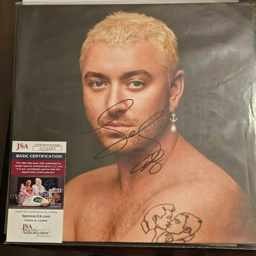Sam Smith Signed Autographed Gloria LP Gold Limited edition Album Record JSA COA