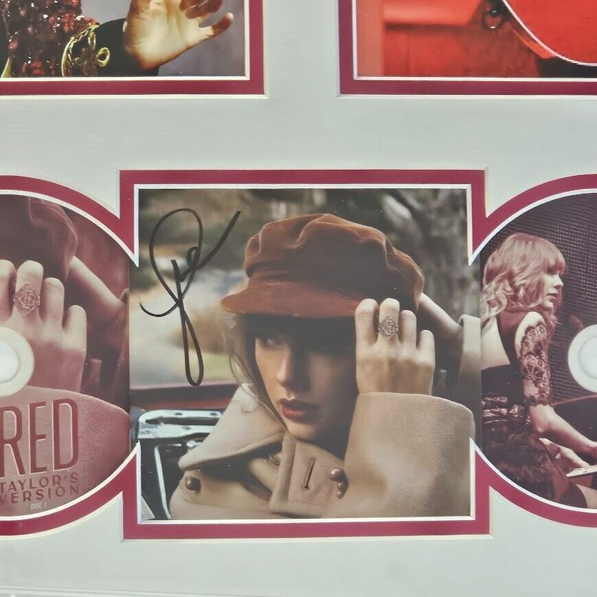 Taylor Swift Signed Red Taylor's Version CD Autographed authenticated  COA Eras
