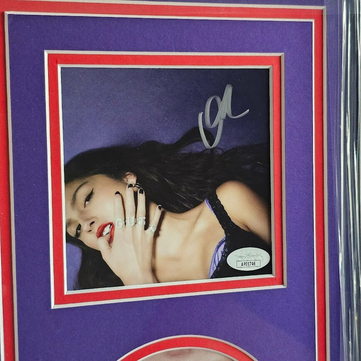 Olivia Rodrigo  Framed Signed Guts   Autographed CD JSA  COA Framed