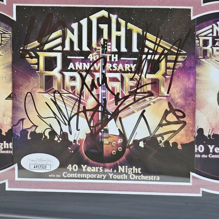 Knight Ranger Signed 40th Anniversary CD Autographed JSA Certified COA