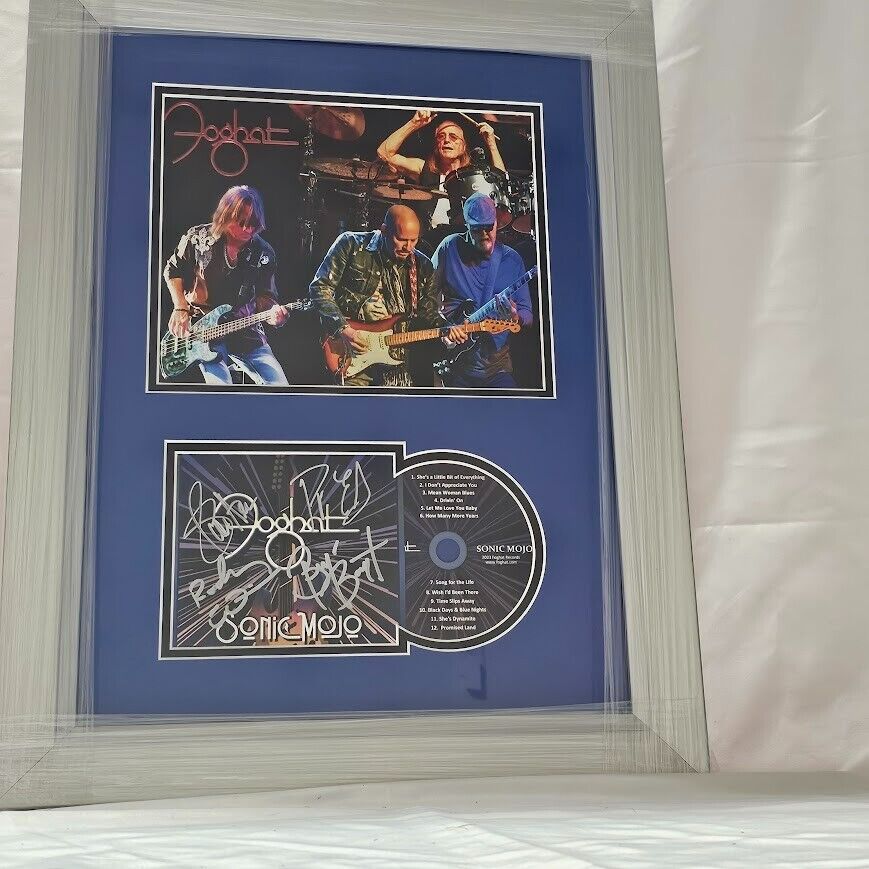 Foghat Band Signed Autographed Sonic Mojo CD JSA COA