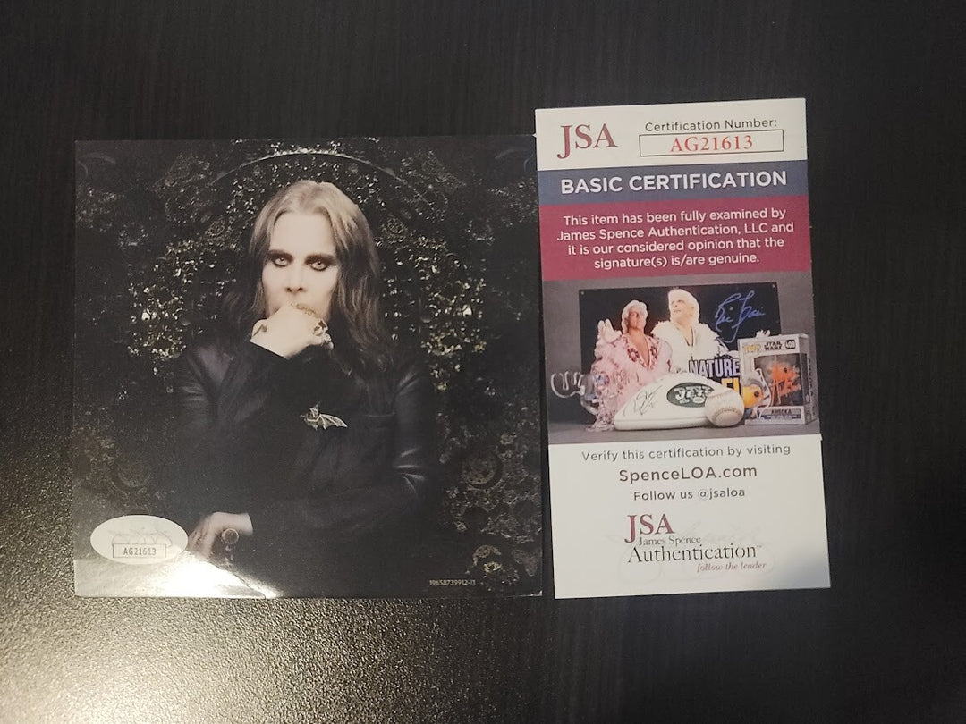 Ozzy Osbourne Signed  Patient Number 9  CD JSA Certified Autographed