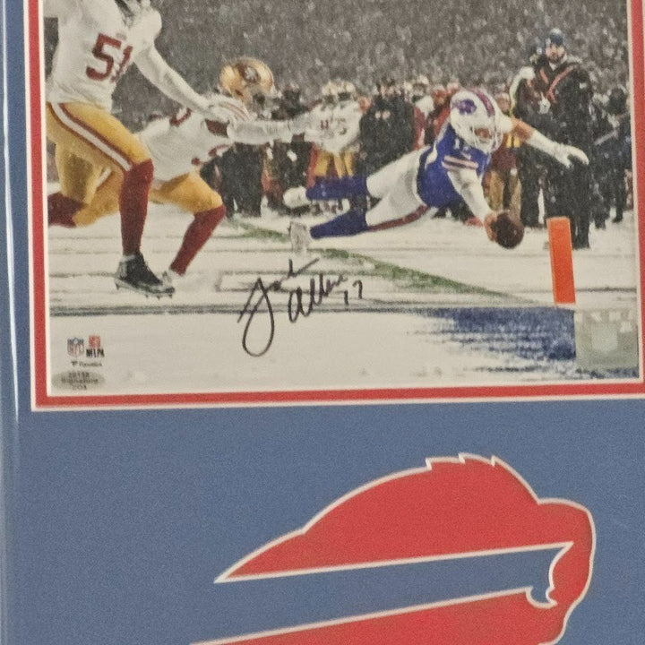 Josh Allen Signed Autographed 8x10  Fanatics picture COA Buffalo Bills