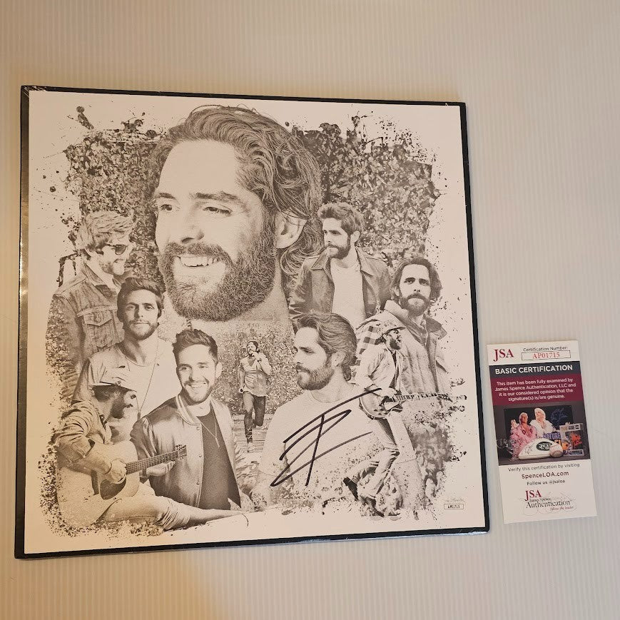 Thomas Rhett  SIGNED Vinyl LP 20 number ones  New AUTOGRAPHED INSERT JSA COA