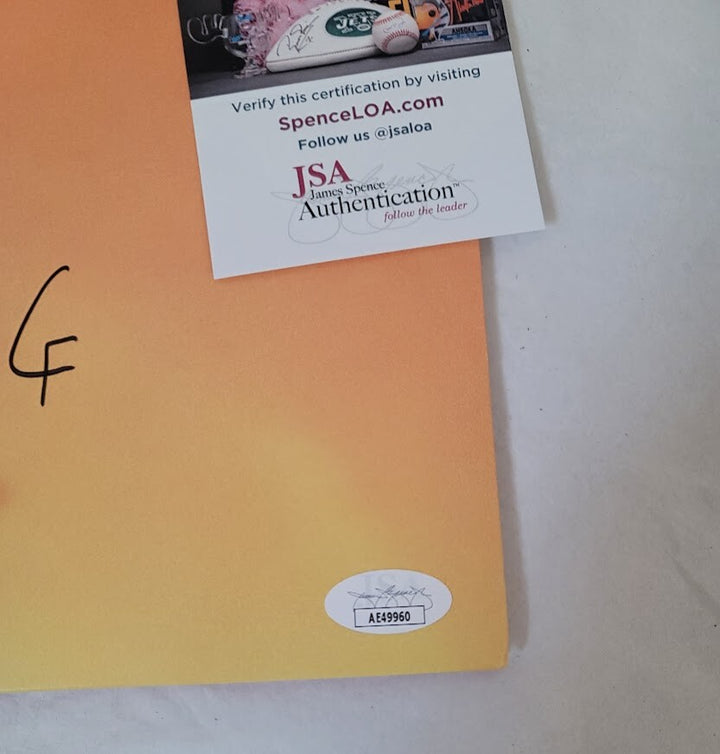 The Lumineers Autographed Signed Brightside JSA COA Orange Record not Included