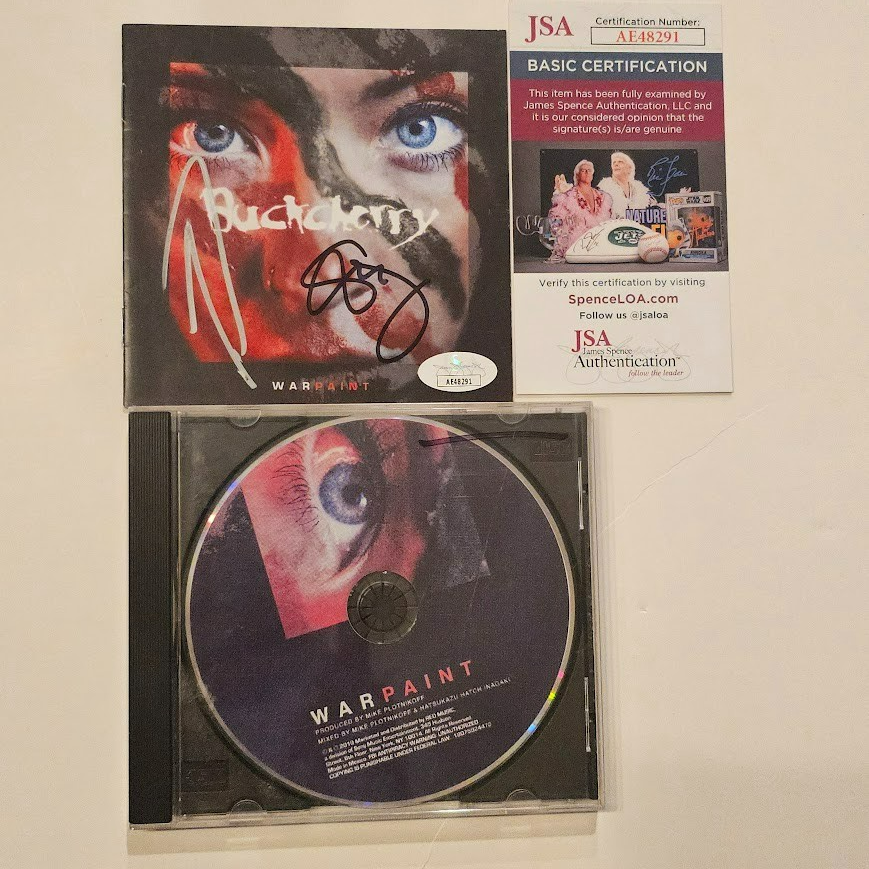 Buckcherry  band Signed Autographed Warpaint CD JSA COA Josh Todd Stevie D