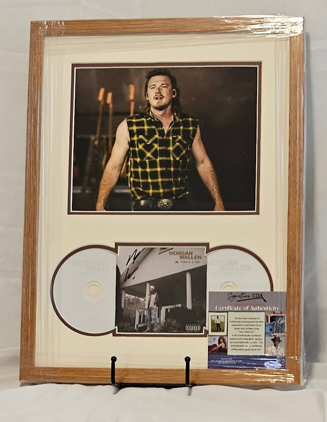 Morgan Wallen  signed autographed One Thing at a Time CD  COA