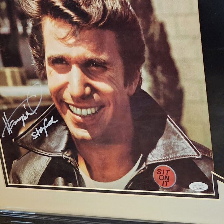 Henry Winkler signed LP Happy Days Fonzie's Favorites Autographed LP JSA RARE