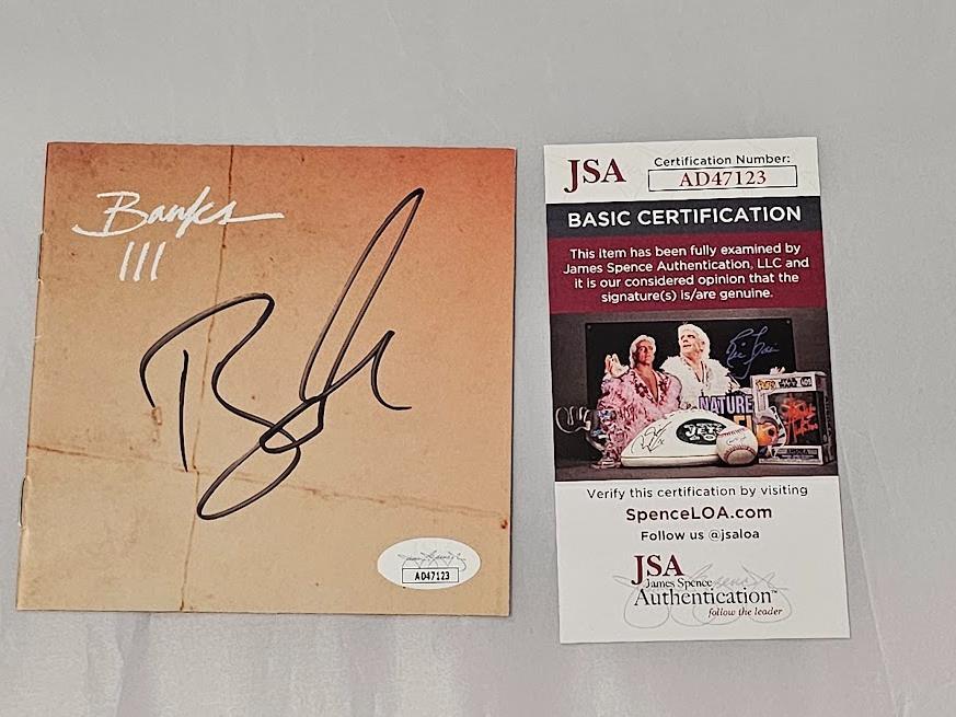JILLIAN BANKS Signed BANKS III CD Godless Singer autographed CD JSA COA