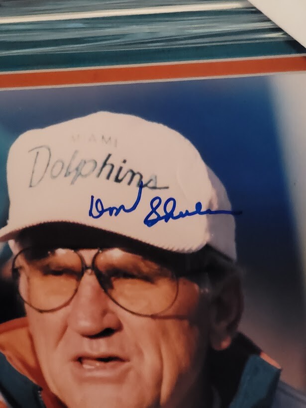 Don Shula Signed Autographed photo Picture  Miami Dolphins JSA COA Framed