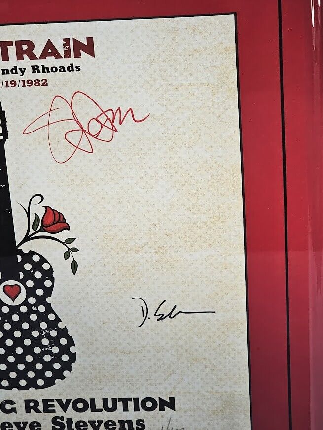 The String Revolution Crazy Train Randy Rhodes Tribute Steve Stevens Signed LP