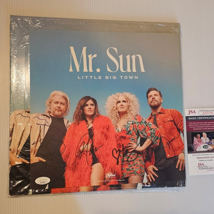 Little Big Town SIGNED Vinyl LP Mr. Sun  New AUTOGRAPHED INSERT JSA COA