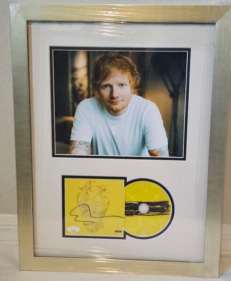 Ed Sheeran Signed Autographed Subtract - CD JSA framed Gift