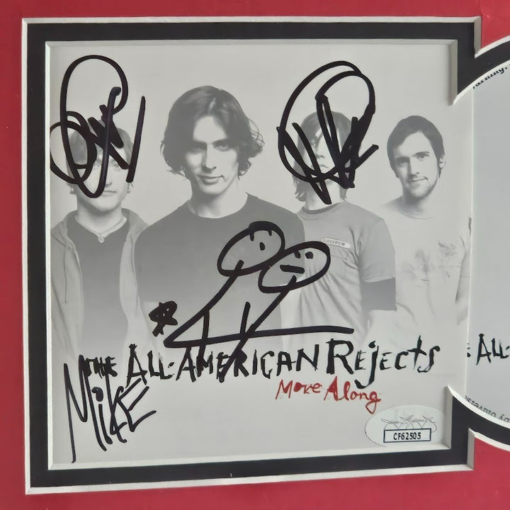 All American Rejects Band Signed  Autographed Move Along CD  JSA Authenticated