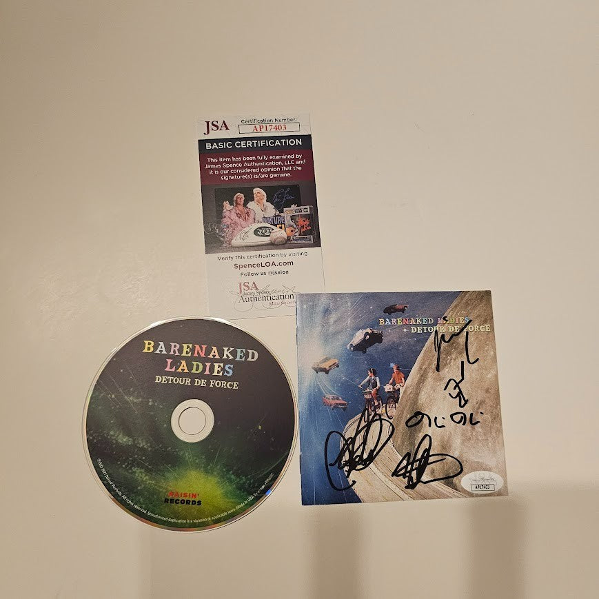 Bare Naked Ladies Band Signed Autographed  Detour De Force CD JSA COA