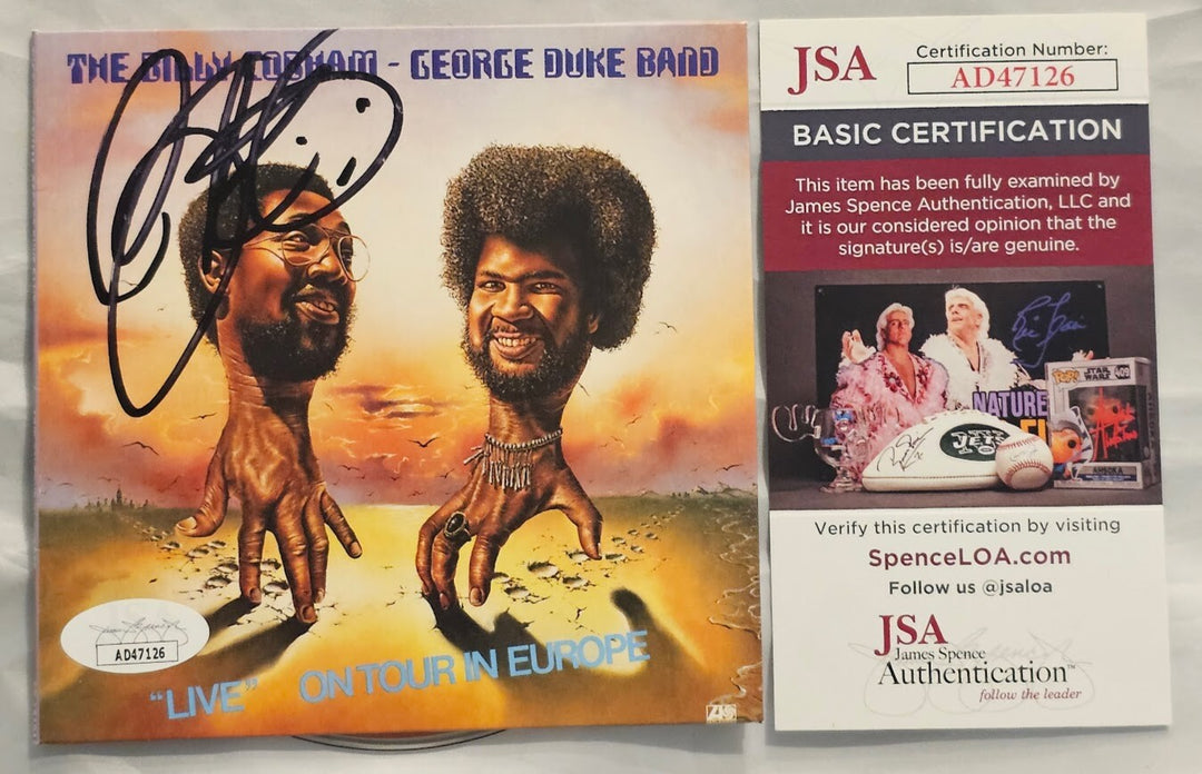 Billy Cobham George Duke Band Signed Autographed  Live On Tour In Europe CD JSA