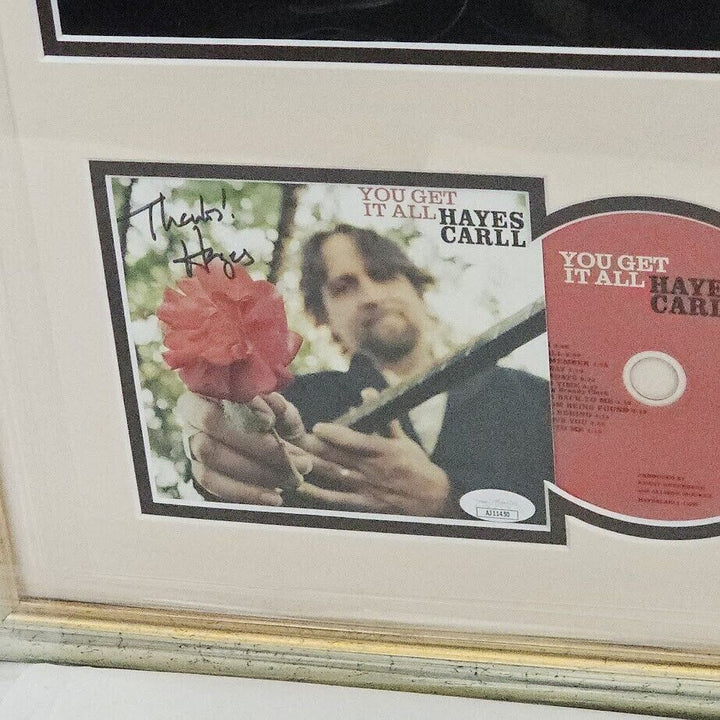 Hayes Carll  Signed Autographed You Get it All Songs CD  JSA COA