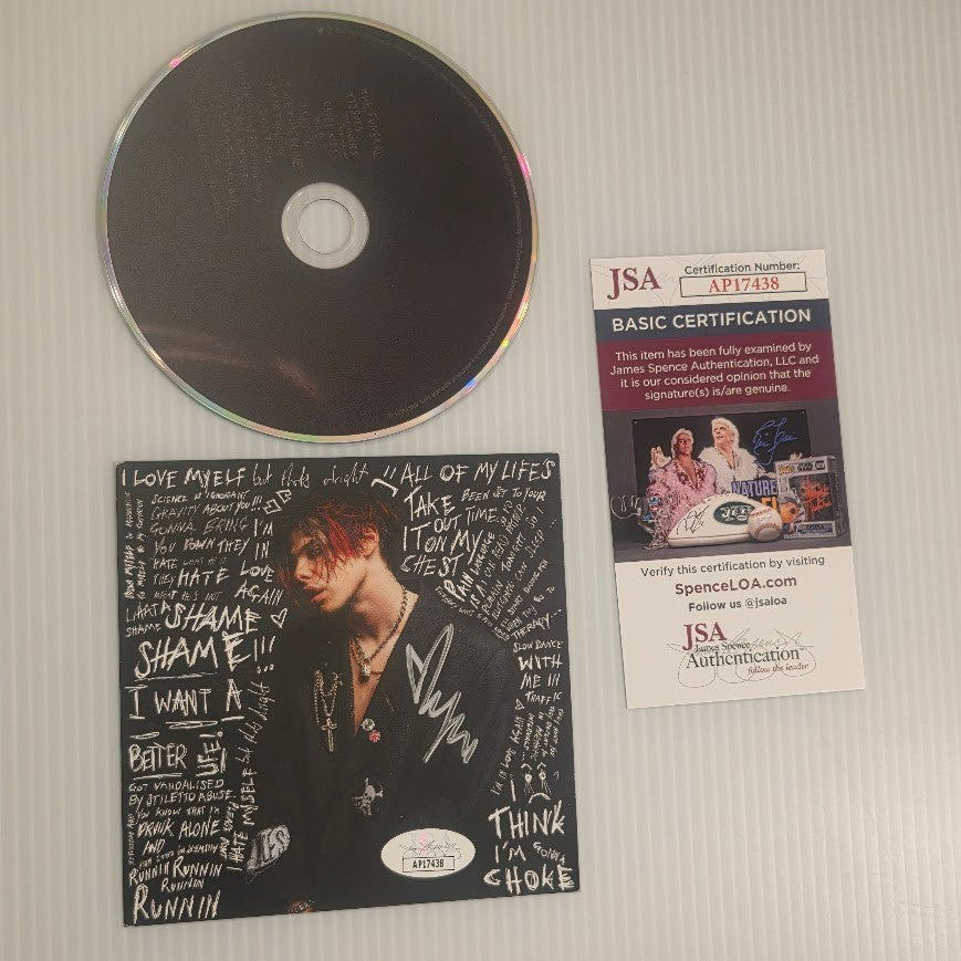 Yung Blud Signed autographed Self Titled CD insert  JSA COA