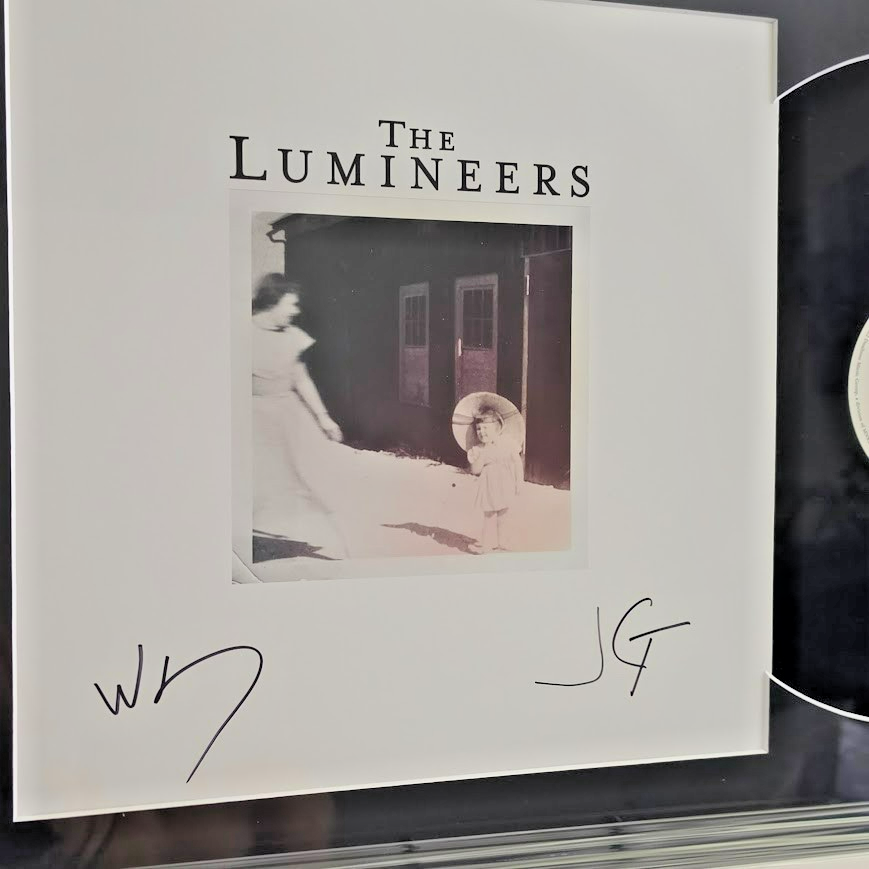 The Lumineers Autographed Signed Self Titled LP JSA COA