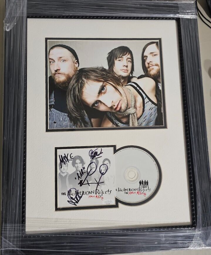 All American Rejects Band signed Move along  CD Autographed JSA  Certified