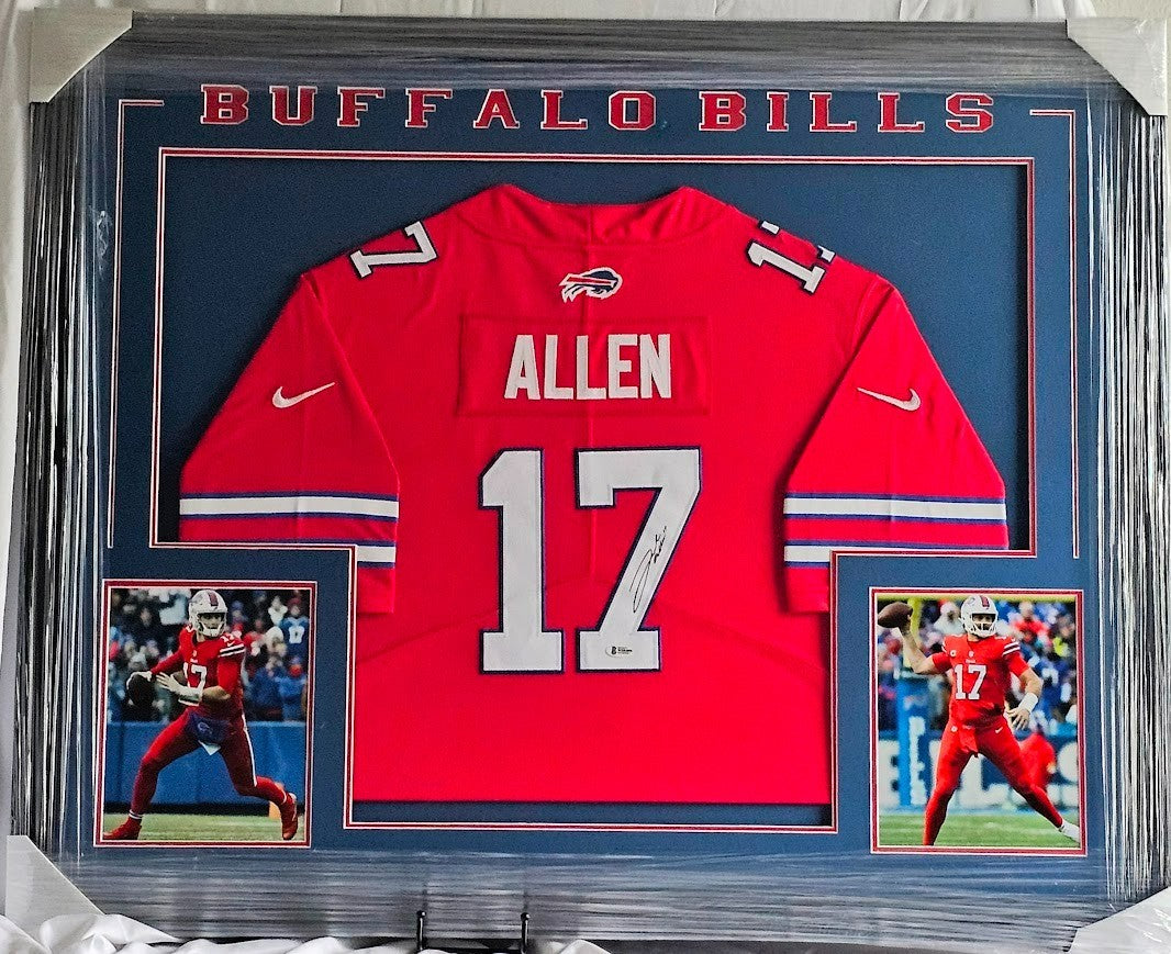 Buffalo Bills Josh Allen Nike Signed Autographed Jersey  Beckett BAS Witnessed