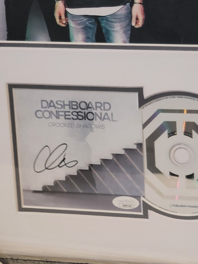Dashboard Confessional Chris Carrabba signed autographed CD Crooked Shadows JSA