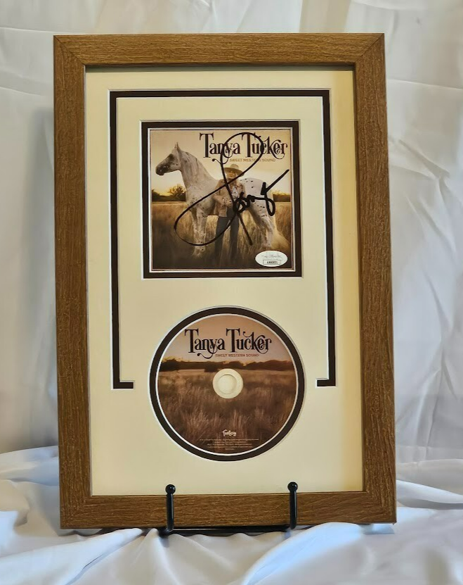 Tanya Tucker Signed Sweet Western Sound  Autographed CD JSA Certified COA Framed
