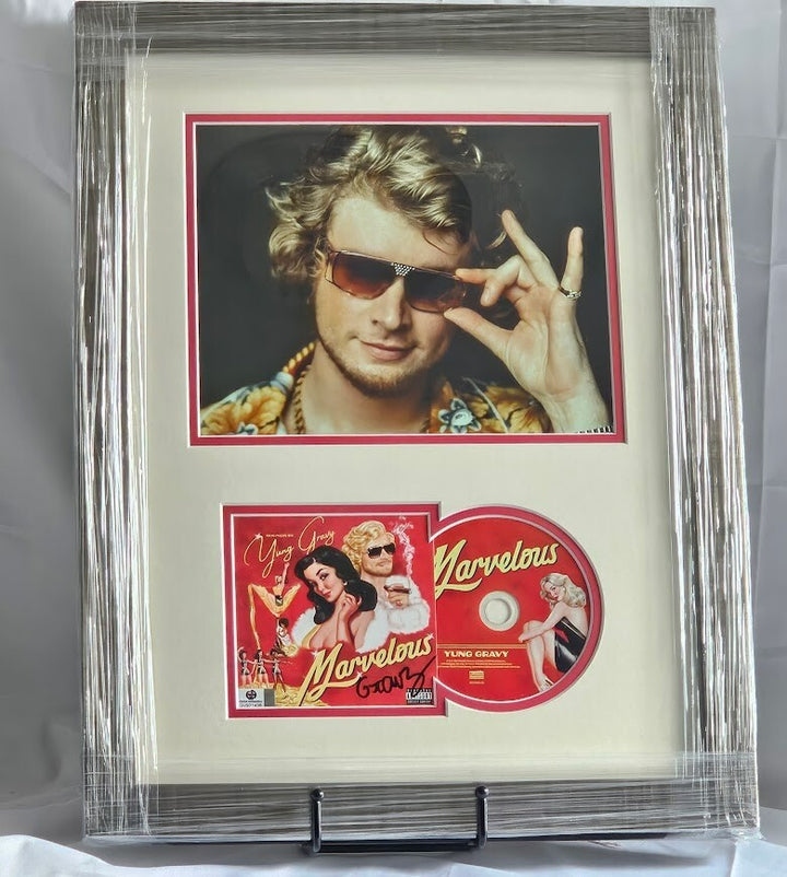 Yung Gravy Signed Marvelous  Autographed CD  Global Authentics COA