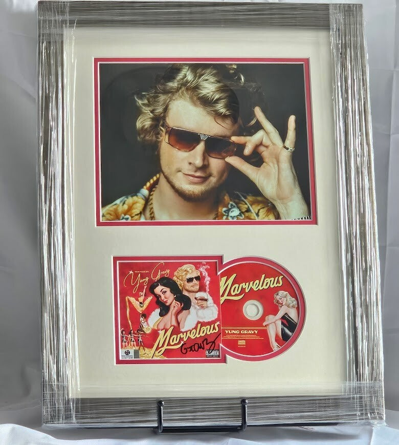 Yung Gravy Signed Marvelous  Autographed CD  Global Authentics COA