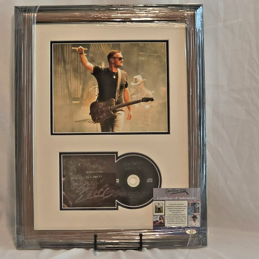 Eric Church  Autographed Signed Mr.Misunderstood CD Certified  COA Framed