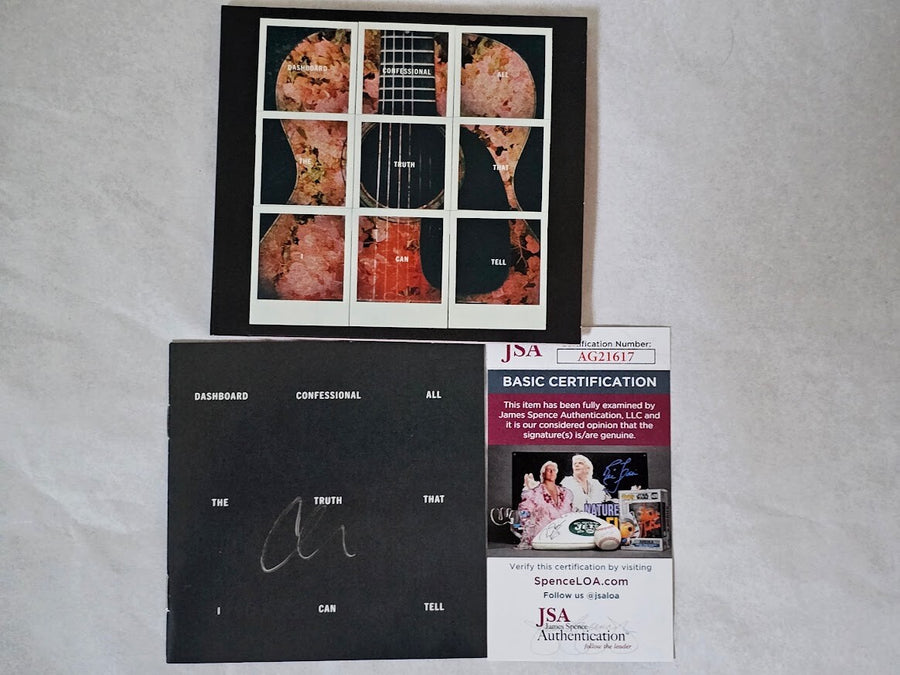Dashboard Confessional autographed All The Truth That I Can Tell SIGNED CD JSA