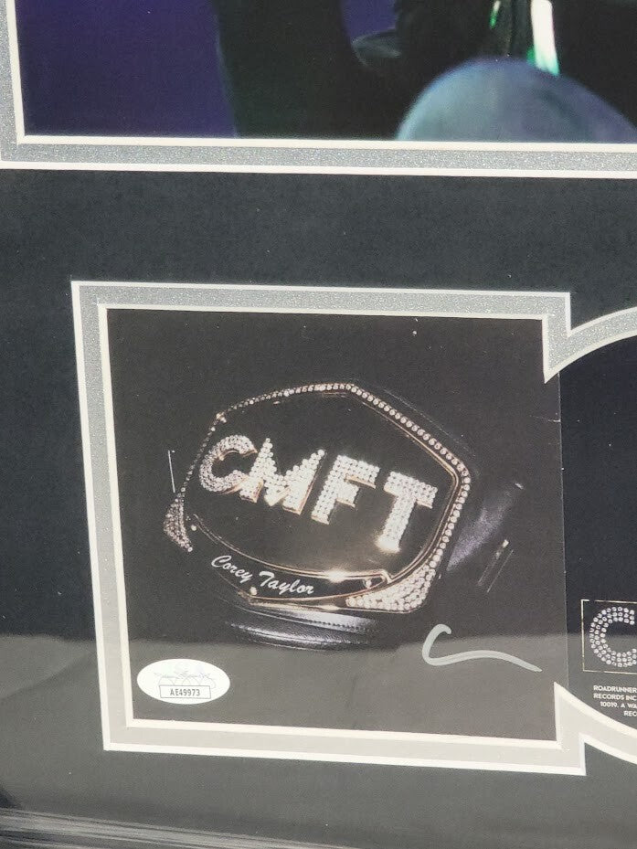 Corey Taylor autographed signed CMFT Slipknot  CD  JSA Certified Framed