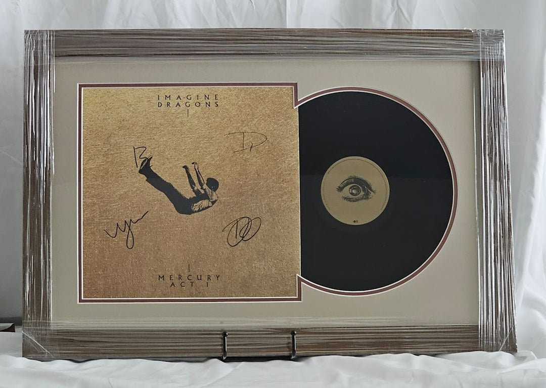 Imagine Dragons Band  Signed Autographed Mercury Act 1 LP Record Vinyl JSA COA