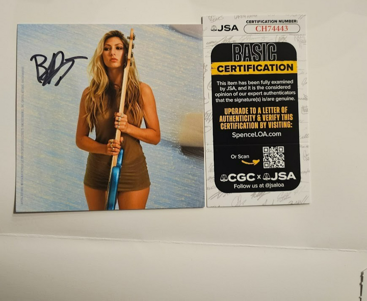 Blu DeTiger signed Autographed All I ever Want is Everything  CD JSA COA