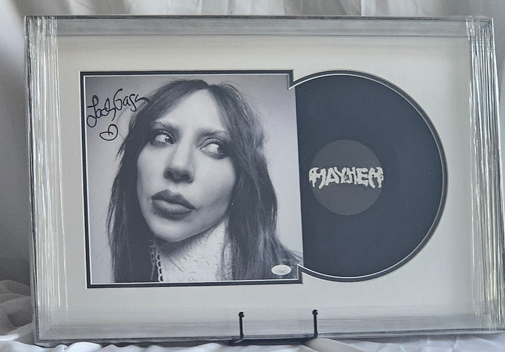 Lady Gaga Signed Mayhem  Autographed LP  Authenticated JSA COA Framed