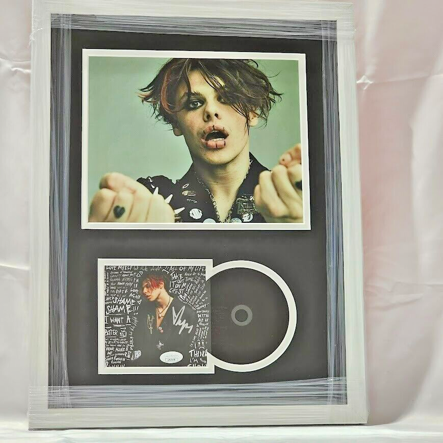 Yungblud Signed Autographed Self Titled  CD JSA framed Yung Blood