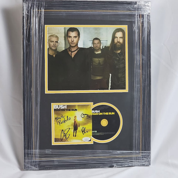 Bush Band Signed Autographed CD Man on the Run JSA Certified RARE Rossdale
