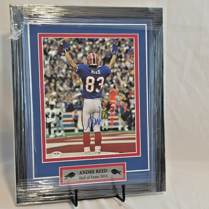 Andre Reed autographed   8x10 photo Buffalo Bills PSA Authenticated COA